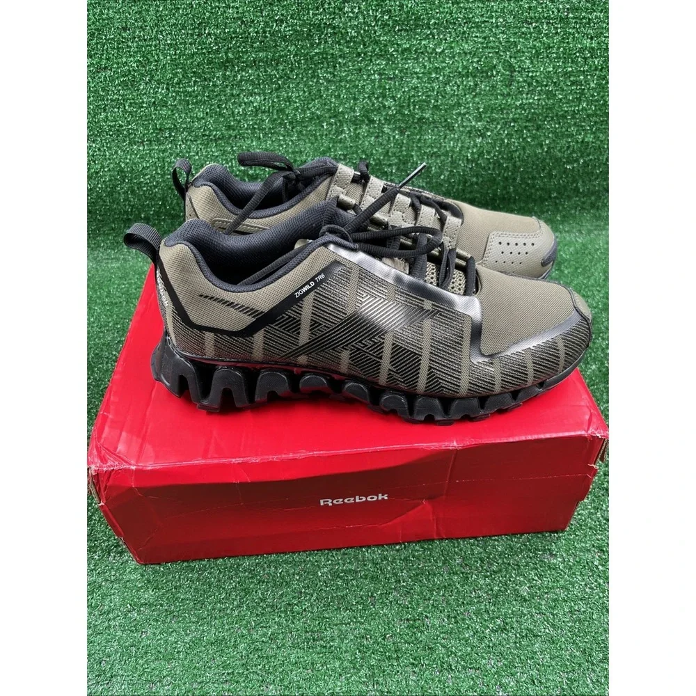 Reebok Zigwild TR 6 Trail Running Shoes Sneakers Army Green Black Mens 9 NIB